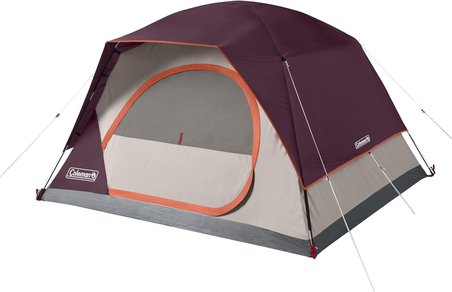 Coleman Skydome XL Family Camping Tent, 81012 Person Dome Tent with 5 Minute Setup, Includes Rainfly, Carry Bag, Storage Pockets, Ventilation, and Weatherproof Liner, Blue Nights