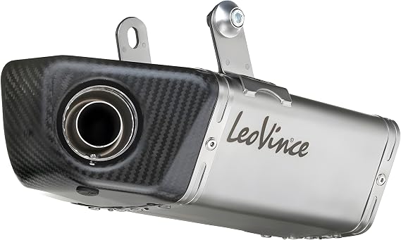 Exhaust system LeoVince complete system SBK UNDERBODY, stainless steel, carbon cap, 2/1 for Yamaha XSR700 / MT-07 / MT-07 Tracer