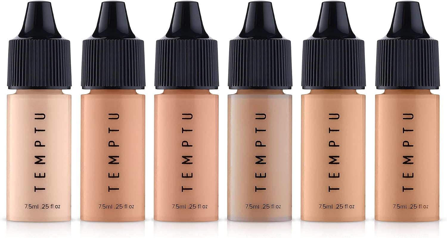 Temptu Perfect Canvas Hydra Lock Airbrush Foundation Starter Set, FairLight