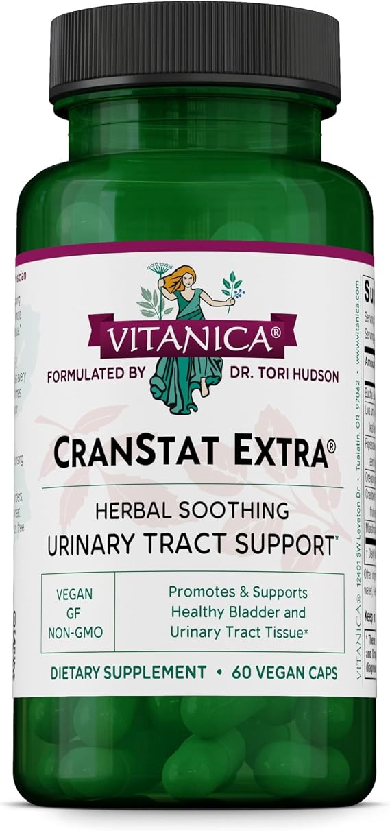Vitanica CranStat Extra, Urinary Tract Support, Vegan, 60 Capsules