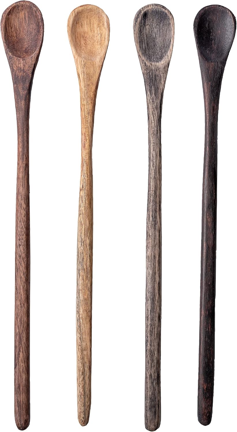 Karma BLACK WOOD SPOONS LARGE S/4, set of 4