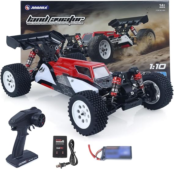 70KM/H 1/10 High Speed Radio Control Off Road Vehicle 1001 RC Model Car Hobbywing 60A ESC 3650 Brushless Motor Ready to Run Hobby Grade Model for Adult