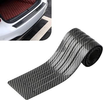 JITUIHOM Car Rear Bumper Protector Guard for Toyota Corolla 2014-2018, Anti-Scratch Carbon Fiber Trunk Door Sill Protection Strip Sticker Vehicle Trim Cover