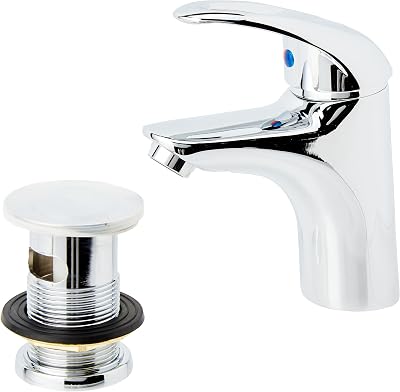 Bristan J Bas C Java Basin Mixer with Clicker Waste