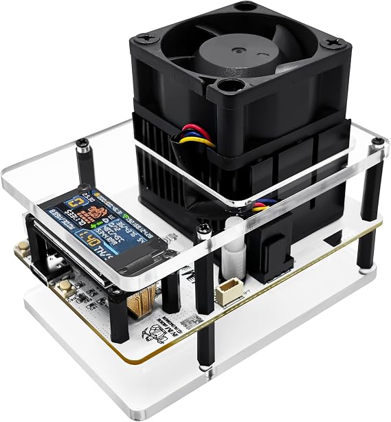 Gamma Miner Crypto Miner NMAxe 1.2TH/s ASIC Crypto BTC Miner Solo Lottery BM1370 Chip WiFi Bluetooth 20W Low Power Mining Crypto Machine