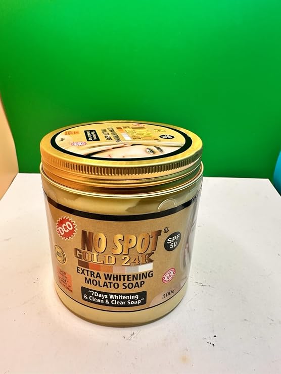 No Spot Gold 24K Extra Whitening Molato Soap, 500g 7days