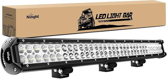 Nilight - 60009C-A 31 198W Led Light Bar Flood Spot Combo Off Road Work Light Driving Fog Lights for SUV Boat 4x4 Jeep Lamp,