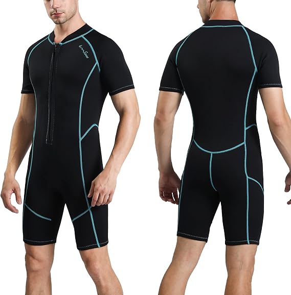 OMGear Wetsuit Women Men 2mm 3mm Neoprene Dive Wet Suit for Cold Water Short/Full Body Thermal Swimsuit for Adults Snorkel Suit for Snorkeling Scuba Diving Swimming Surfing Spearfishing