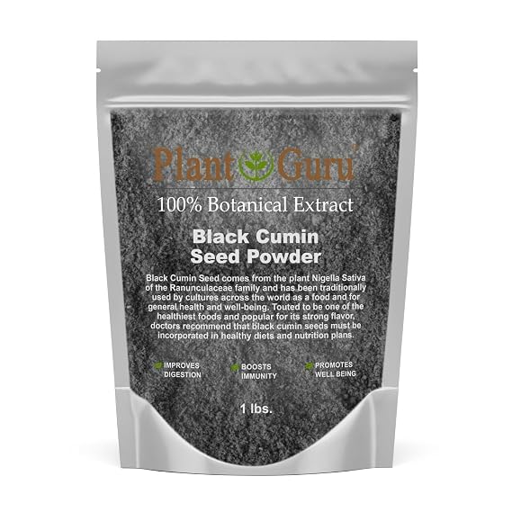 Black Cumin Seed Powder Ground 16 oz. / 1 lb. - Nigella Sativa - Kalonji 100% Pure Natural Herb Spice.
