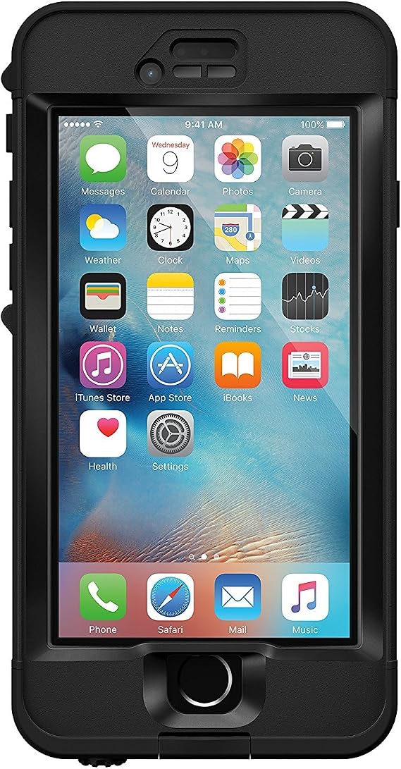 LifeProof NUUD iPhone 6 PLUS ONLY Waterproof Case (5.5" Version) - Retail Packaging - BLACK