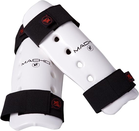 Macho Dyna Forearm / Shin Guards - White - X-Large