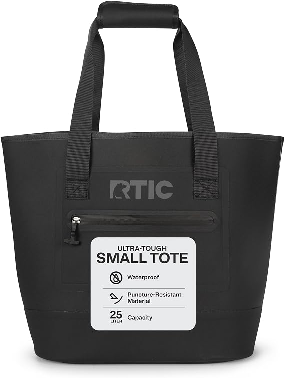 RTIC Ultra-Tough Tote Bag, Waterproof, Small | For Beach, Pool, Towels, Groceries, Shopping, Camping, Travel and Boat, Puncture Resistant