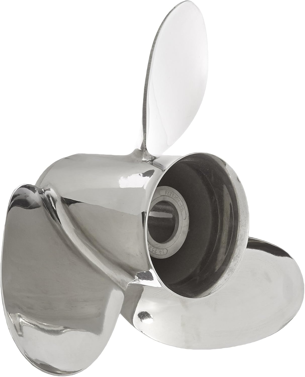 Turning Point 31501510 Express Stainless Steel Propeller with 4-34 Gearcase - 3 Blade  14-14 x 15  Right Hand