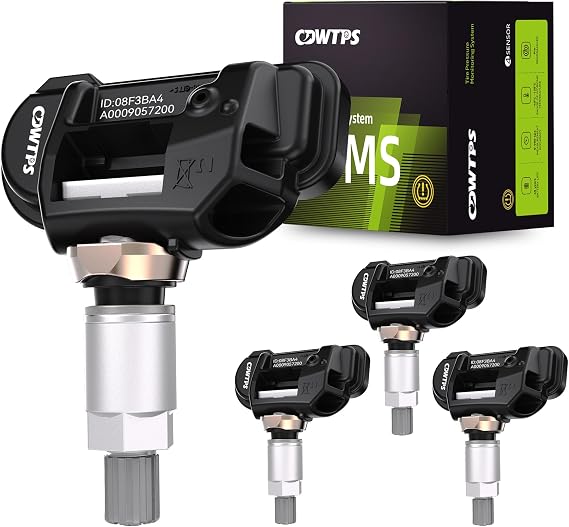 CDWTPS TPMS Sensors,433MHZ Tire Pressure Monitor System 4-Pack