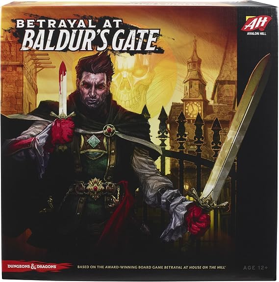 Hasbro Gaming Avalon Hill Betrayal at Baldur's Gate Modular Board Hidden Traitor Game,Ages 12 and Up,D&D,Based on Betrayal at House on The Hill