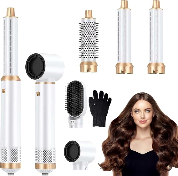 5 in 1Blow Dryer Brush Hair Styling Tools for Drying Curling Straightening