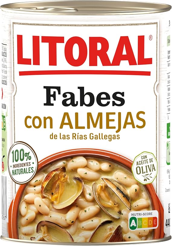 Beans and clam stew Litoral - 440 Grs