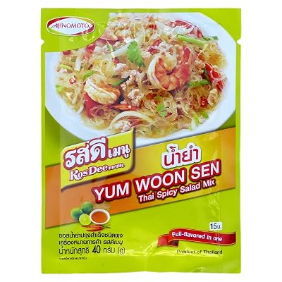 Rosdee Menu Thai Spicy Salad Powder Seasoning Instant Powder 40g 1 pack