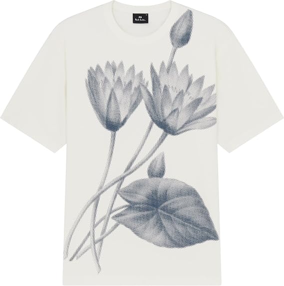Paul Smith Men's Ps Pual Smith Men's Floral Regular Fit T-Shirt