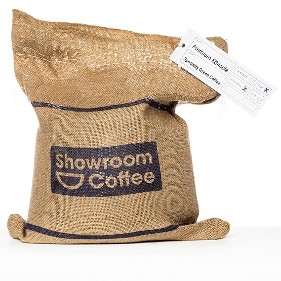 Premium Ethiopia Unroasted Specialty Green Coffee Beans - Single Origin 100% Arabica - Bulk Wholesale Pricing (33 Pound Bag /15kg)