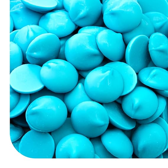 Chocolate Melts - Melting Chocolate for Dipping & Coating, 1 Lb Pack | Vanilla Melting Wafers for Candy Projects, Blue Candy Melts