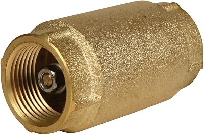 1 AMERICAN GRANBY NO LEAD CHECK VALVE CVNL100BS BRASS for WATER WELL PUMP PRESSURE TANK INSTALLATION
