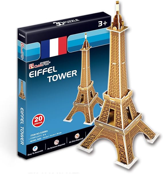 CubicFun 3D Puzzle S-Series Small Eiffel Tower - Paris
