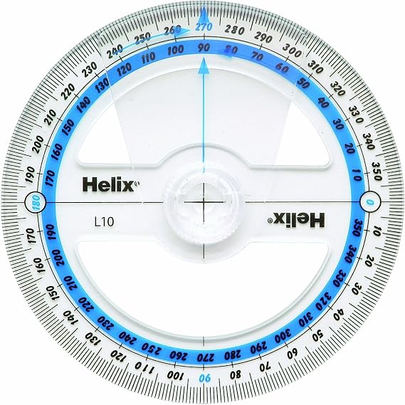 Helix 10cm Protractor