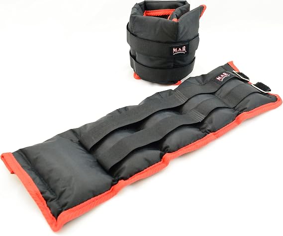 MAR Ankle & Wrist Weights (2 x 1.50 = 3Kg) For Workouts and Training