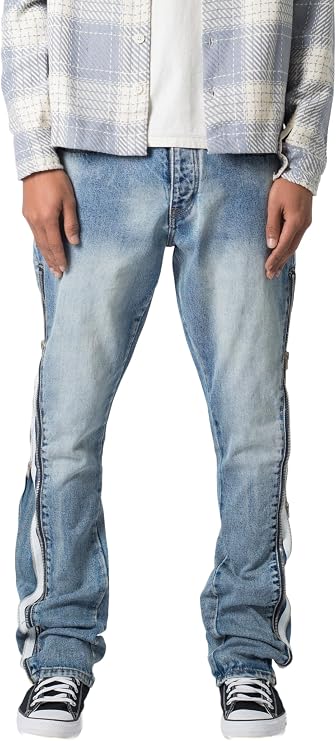 mnml Men's Mnml Men's B574 Zipper Flare Denim