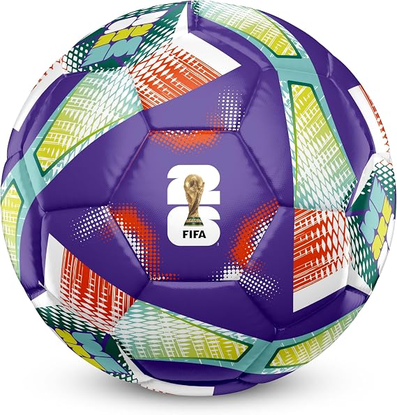 Hy-Pro FIFA World Cup 2026 Football - Training Ball | Officially Licensed, Football Gifts for Boys, FIFA World Cup 2026 Design