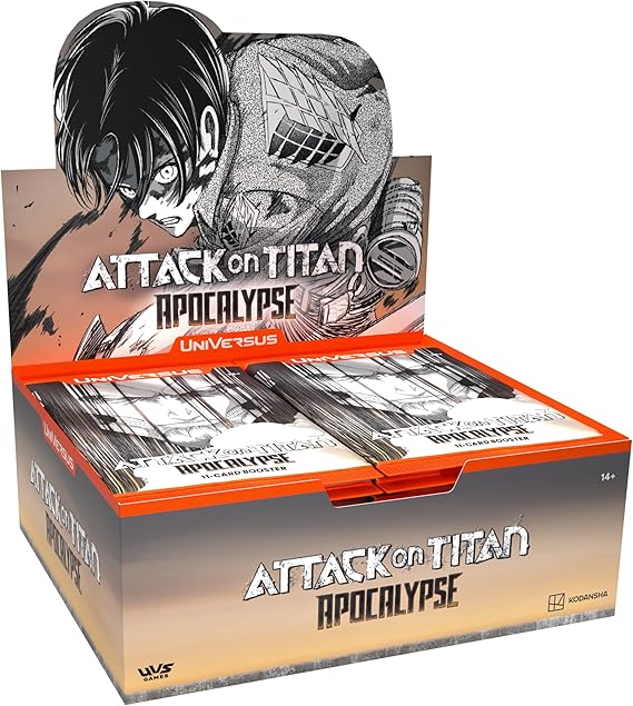UniVersus Attack on Titan: Apocalypse Booster Display
