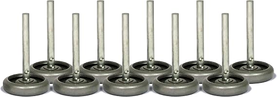 Steel Garage Rollers - 3" with 10 ball-bearings (10-pack)