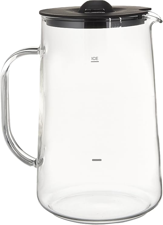 Capresso 6624 Ice Tea Glass Pitcher, 80 oz. 2.5 Qt.