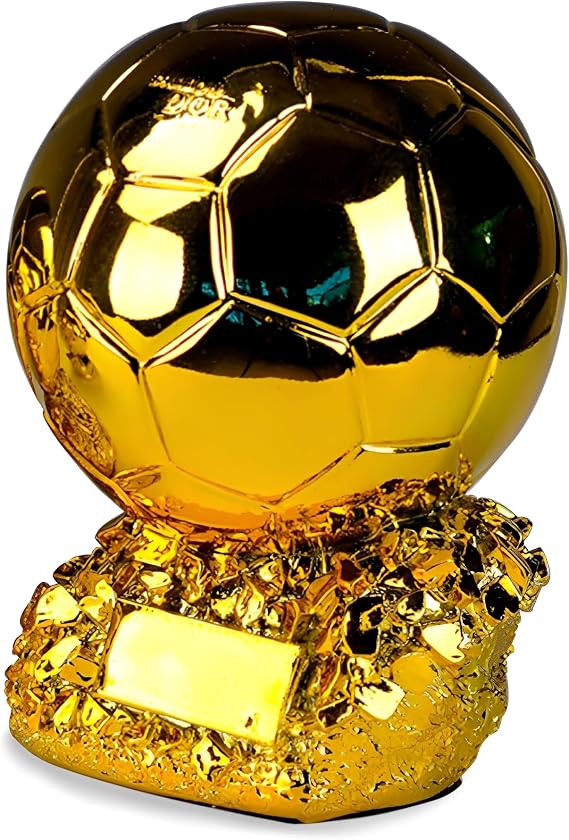 ARAZI Ballon D'Or Trophy Replica Fan Collectible Table Decoration,13.8in/35cm
