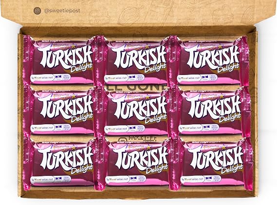 Turkish Delight Gift Box | Retro Chocolate Gift Box | Turkish Delight Chocolate Letterbox Hamper