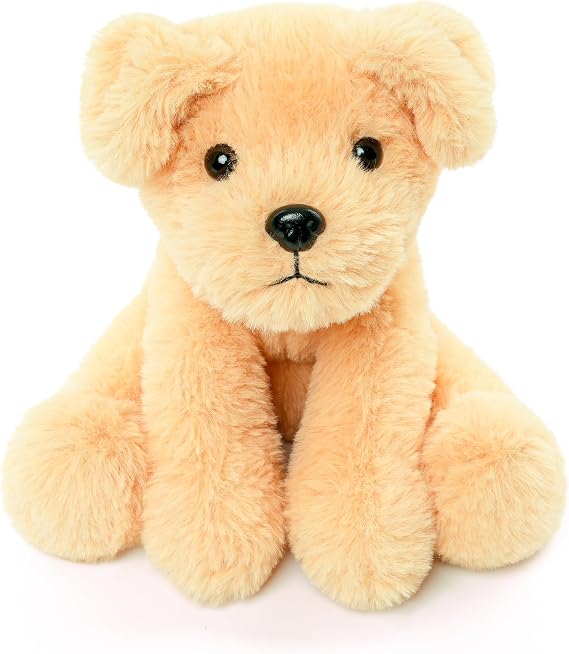 WEIGEDU Labs Labrador Golden Retriever Stuffed Animal, 7.9", Golden Yellow | Dog Puppy Plush Toy, For Kids Boys Girls Bedtime Birthday Gifts