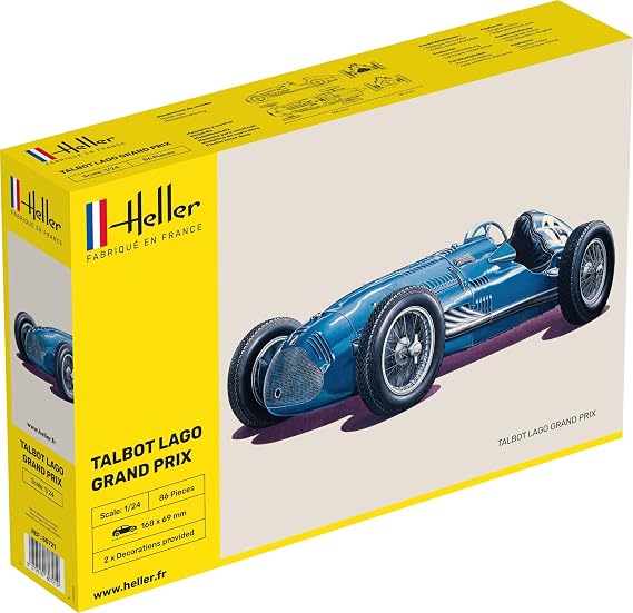 Heller 80721 "Talbot Lagot GP Plastic Model Kit, 1:24 Scale