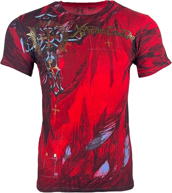 Xtreme Couture by Affliction Men's T-Shirt Dark Doman
