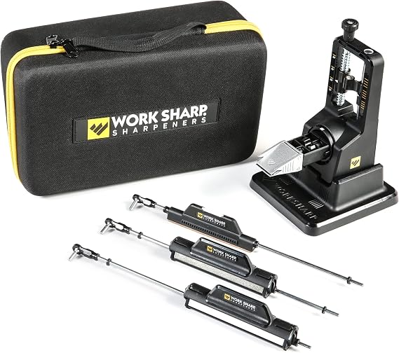 Work Sharp Precision Adjust Elite - Adjustable Knife Sharpening System with 7 abrasives