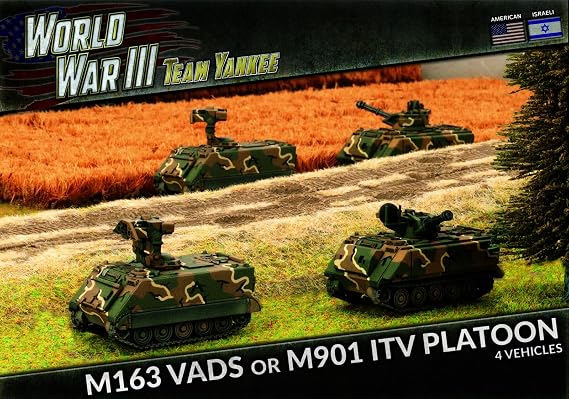Flames of War Team Yankee US M163 VADS or M901 ITV Platoon (4 figures, TUBX02) by Flames of War
