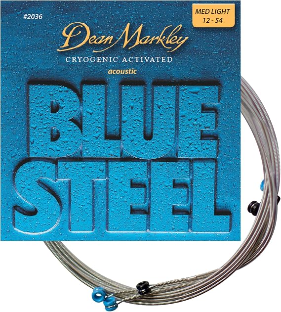 Dean Markley 2036 .012 - .054 Blue Steel ML Acoustic Guitar Strings