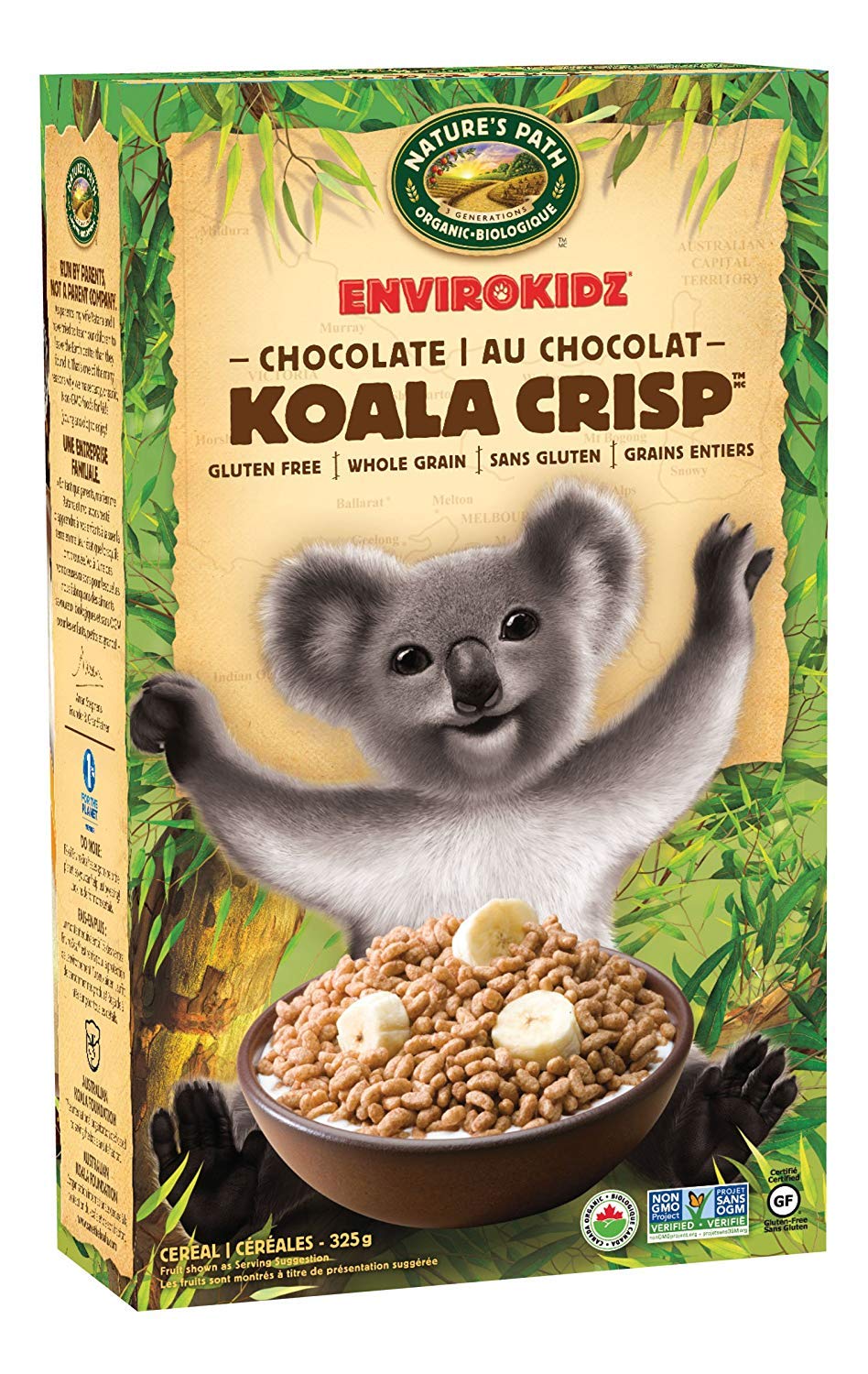 Envirokidz Organic Cereal Kid Koala Krisp Or