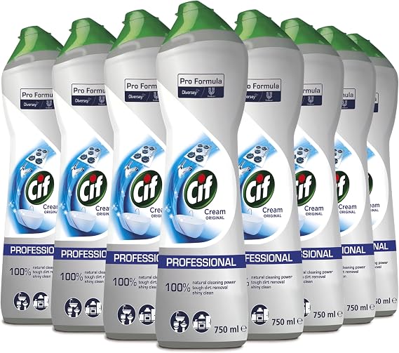 Cif Original White Cream Set 8 X 750Ml - 7200g