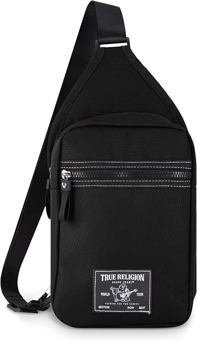 True Religion Crossbody Bag Men Casual Shoulder Sling Bag for Men, Small Travel Mens Crossbody