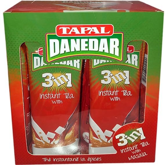Tapal Danedar - Instant Ginger Tea, 3in1 Chai, 10 Sachets (Ginger)