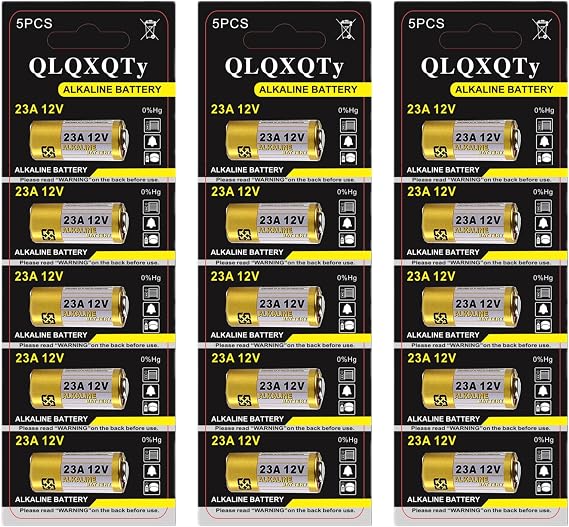 15pack A23 23A 23AE Alkaline Battery 12V