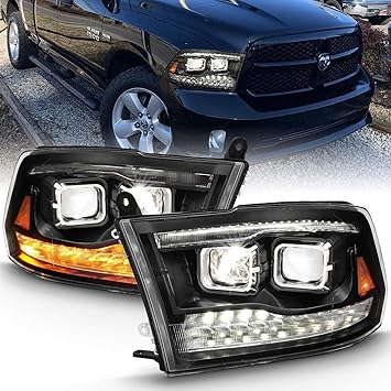 Anzo Usa Led Projector Plank Style Switchback H.l Halo Black Amber (oe Style)
