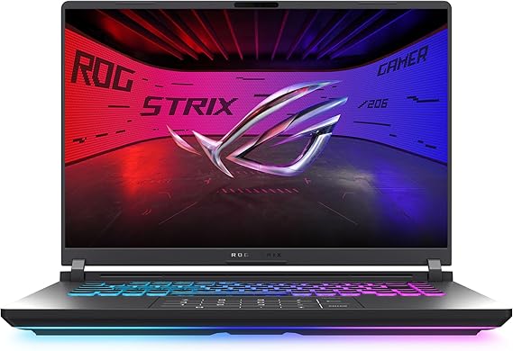 ASUS ROG Strix G16 (2025) Gaming Laptop, 16 ROG Nebula 16:10 2.5K 240Hz/3ms, NVIDIA GeForce RTXTM 5070, AMD RyzenTM 9 9955HX Processor, 32GB DDR5-5600, 1TB PCIe Gen 4 SSD, Wi-Fi 6E, Windows 11 Home