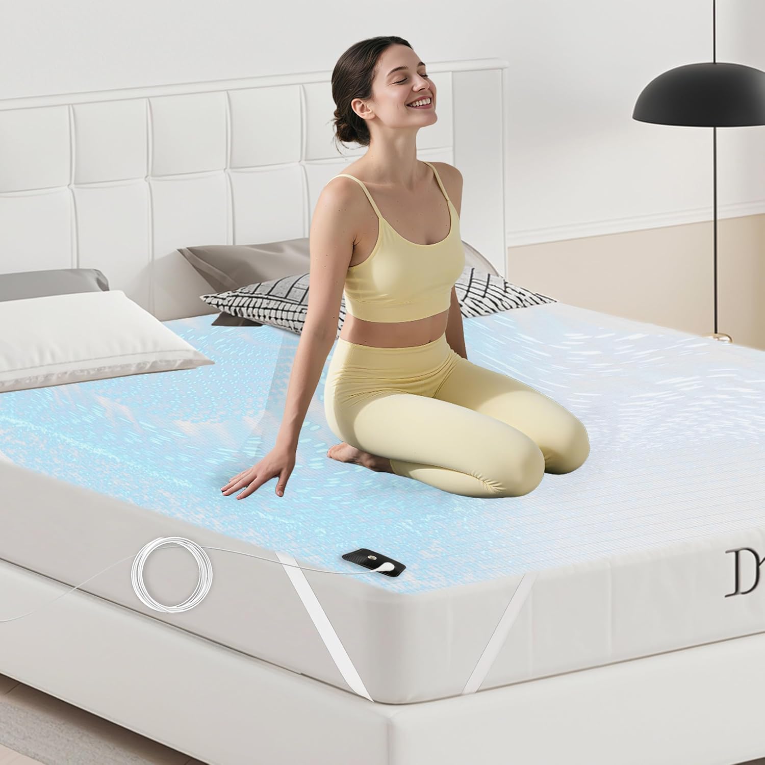 Grounding Sheet Queen Conductive Earthing Mat with 15ft UK Cord - Sleep Therapy 60x80in